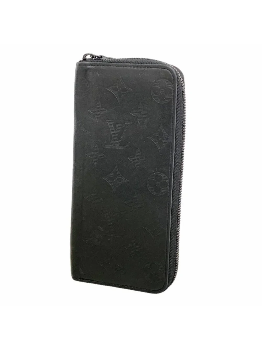 Louis Vuitton Wallet Monogram Shadow Zippy Vertical M Noir